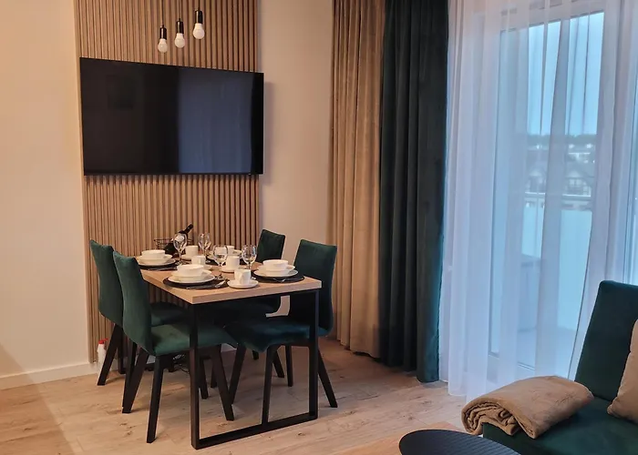 Apartmán Sunset Resort, 51 Typu Deluxe Z 2 Sypialniami I Balkonem Grzybowo (West Pomeranian)