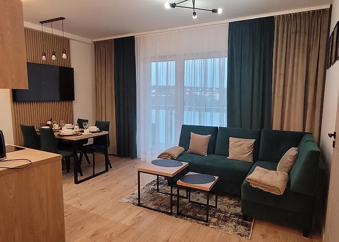 Apartmán Sunset Resort, 51 Typu Deluxe Z 2 Sypialniami I Balkonem Grzybowo (West Pomeranian)